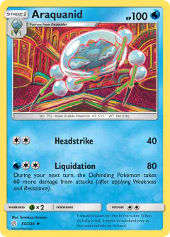 Araquanid 65/236 Uncommon card from Cosmic Eclipse