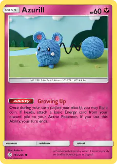 Azurill 146/236 Common card from Cosmic Eclipse