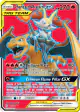 Charizard & Braixen-GX 212/236 Rare Ultra card from Cosmic Eclipse