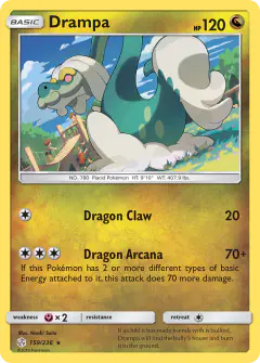 Drampa 159/236 Rare card from Cosmic Eclipse
