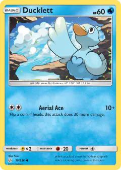 Ducklett 59/236 Common card from Cosmic Eclipse
