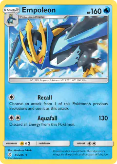 Empoleon 56/236 Rare card from Cosmic Eclipse