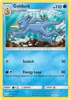 Golduck 41/236 Uncommon card from Cosmic Eclipse