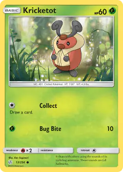 Kricketot 13/236 Common card from Cosmic Eclipse