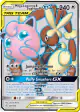 Mega Lopunny & Jigglypuff-GX 225/236 Rare Ultra card from Cosmic Eclipse