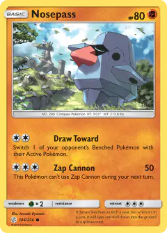Nosepass 106/236 Common card from Cosmic Eclipse