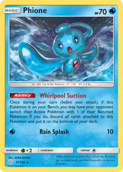 Phione 57/236 Rare card from Cosmic Eclipse