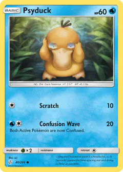 Psyduck 40/236 Common card from Cosmic Eclipse