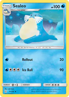 Sealeo 51/236 Uncommon card from Cosmic Eclipse