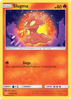 Slugma 26/236 Common card from Cosmic Eclipse