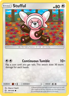 Stufful 181/236 Common card from Cosmic Eclipse