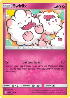 Swirlix 153/236 Common card from Cosmic Eclipse