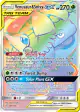 Venusaur & Snivy-GX 249/236 Rare Rainbow card from Cosmic Eclipse