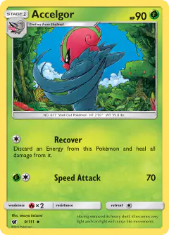 Accelgor 9/111 Uncommon card from Crimson Invasion