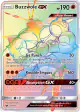 Buzzwole-GX 115/111 Rare Rainbow card from Crimson Invasion