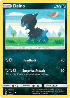 Deino 60/111 Common card from Crimson Invasion