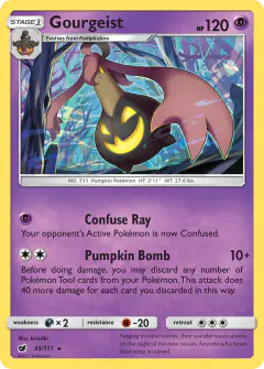 Gourgeist 45/111 Rare card from Crimson Invasion