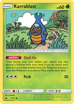 Karrablast 7/111 Common card from Crimson Invasion