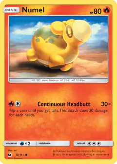 Numel 13/111 Common card from Crimson Invasion