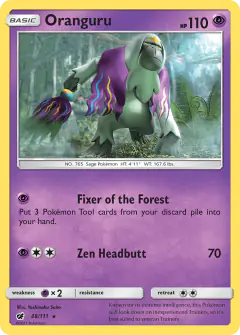 Oranguru 48/111 Rare card from Crimson Invasion
