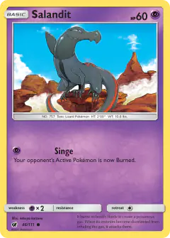 Salandit 46/111 Common card from Crimson Invasion