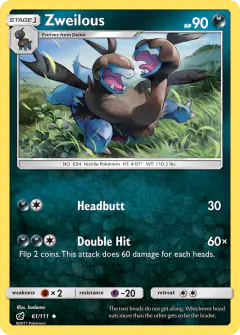 Zweilous 61/111 Uncommon card from Crimson Invasion