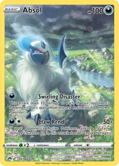 Absol GG16/GG70 Trainer Gallery Rare Holo card from Crown Zenith