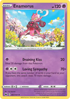 Enamorus 067/159 Rare card from Crown Zenith