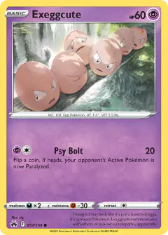 Exeggcute 057/159 Common card from Crown Zenith