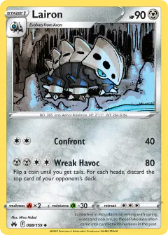 Lairon 088/159 Uncommon card from Crown Zenith