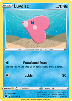 Luvdisc 035/159 Common card from Crown Zenith