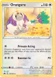 Oranguru 119/159 Rare card from Crown Zenith