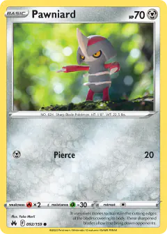 Pawniard 092/159 Common card from Crown Zenith