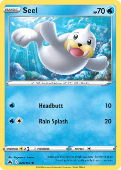 Seel 029/159 Common card from Crown Zenith