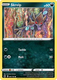 Skrelp 081/159 Common card from Crown Zenith