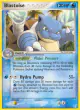 Blastoise 14/100 Rare card from Crystal Guardians
