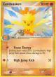 Combusken 16/100 Rare card from Crystal Guardians