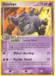 Dusclops 17/100 Rare card from Crystal Guardians