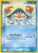 Krabby 54/100 Common card from Crystal Guardians