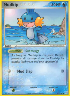 Mudkip 57/100 Common card from Crystal Guardians