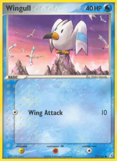 Wingull 70/100 Common card from Crystal Guardians