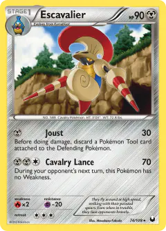 Escavalier 74/108 Rare card from Dark Explorers