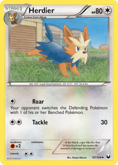 Herdier 87/108 Uncommon card from Dark Explorers