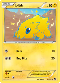 Joltik 41/108 Common card from Dark Explorers