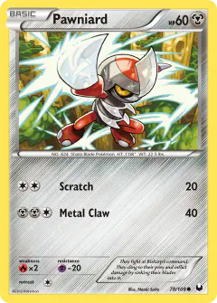 Pawniard 78/108 Common card from Dark Explorers
