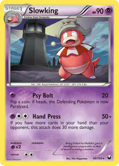 Slowking 49/108 Rare card from Dark Explorers