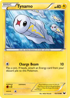 Tynamo 44/108 Common card from Dark Explorers