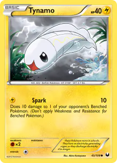 Tynamo 45/108 Common card from Dark Explorers