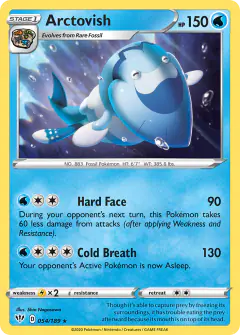 Arctovish 054/189 Rare card from Darkness Ablaze