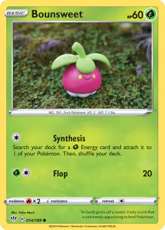 Bounsweet 014/189 Common card from Darkness Ablaze